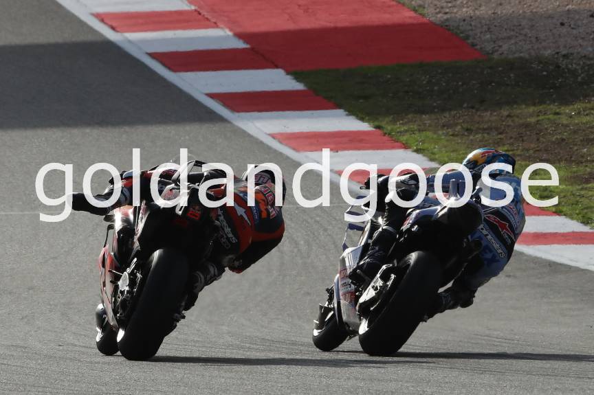 Pedro Acosta, Alex Marquez, Tissot Sprint Race, Portuguese MotoGP, 8 November 2025