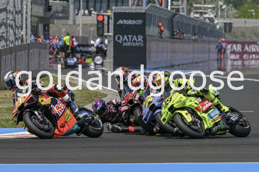 Raul Fernandez, Jorge Martin, Marco Bezzecchi, Fermin Aldeguer Crash, Hungarian MotoGP Race, 7 June 2026